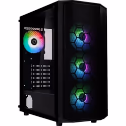 Boitier PC sans alimentation - BITFENIX Garen (Noir) A-RGB - Moyen tour - Format ATX