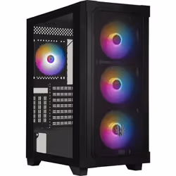 Boîtier PC - BITFENIX - Graph ARGB - Moyen tour - ATX - Noir - 4 ventilateurs A-RGB