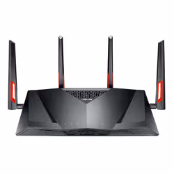 ASUS DSL-AC88U, Wi-Fi 5 (802.11ac), Bi-bande (2,4 GHz / 5 GHz), Ethernet/LAN, VDSL, Noir, Rouge, Routeur