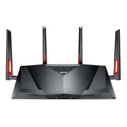 ASUS DSL-AC88U routeur sans fil Gigabit Ethernet Bi-bande (2,4 GHz / 5 GHz) Noir, Rouge