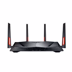 ASUS DSL-AC88U routeur sans fil Gigabit Ethernet Bi-bande (2,4 GHz / 5 GHz) Noir, Rouge