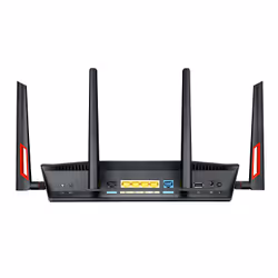 ASUS DSL-AC88U routeur sans fil Gigabit Ethernet Bi-bande (2,4 GHz / 5 GHz) Noir, Rouge