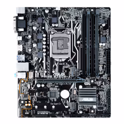 ASUS PRIME B250M-A, Intel, LGA 1151 (Emplacement H4), Intel® Celeron®, Intel® Pentium®, DDR4-SDRAM, 64 Go, DIMM