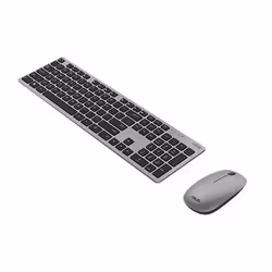 ASUS W5000 clavier Souris incluse RF sans fil AZERTY Français Noir, Gris