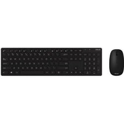 Clavier et souris sans fil ASUS W5000 - AZERTY - Noir - Interrupteurs à dôme en caoutchouc