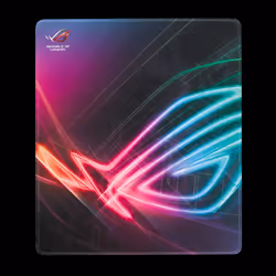 ASUS ROG Strix Edge, Multicolore, Motif, Caoutchouc, Base antidérapante, Tapis de souris de jeu