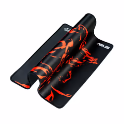 ASUS Cerberus Mat Plus Tapis de souris de jeu Noir, Rouge
