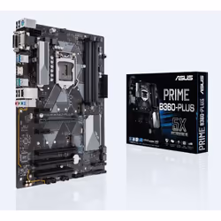 ASUS PRIME B360-PLUS, Intel, LGA 1151 (Emplacement H4), Intel® Celeron®, Intel® Core™ i3, Intel® Core™ i5, Intel® Core™ i7, I ...