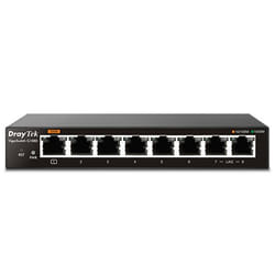 Draytek VigorSwitch G1080 Géré L2 Gigabit Ethernet (10/100/1000) Noir