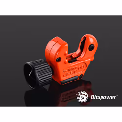 Bitspower BP-CMMTC, Coupe-tube, Noir, Rouge, RoHS