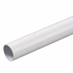 Bitspower BP-NCBHT16DW-L300, Tube, Laiton, Blanc, 1,6 cm, 30 cm