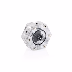 Bitspower BP-HFI, Indicateur de débit, Noir, Transparent, 50 mm, 56,7 mm, 23 mm