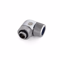 Bitspower BP-E90RMLA14, Tuyau, Laiton, Argent, 1/4", 90°, 1,4 cm