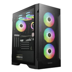 Boîtier PC - GAMDIAS - Vision 7022 - Noir - Panneau en verre - Refroidissement optimal