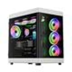 Boitier Tour E-ATX - Gamdias - Neso P1 - Noir/Blanc - Panneaux vitrés - 180 mm alimentation