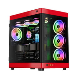 Boitier E-ATX - Gamdias - Neso P1 - Noir/Rouge - Panneaux vitrés - Excellente circulation dair