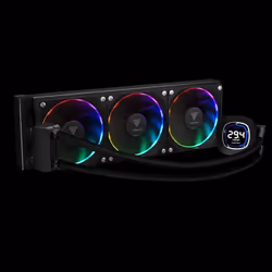 Kit Watercooling AIO - Gamdias - Chione M4 RGB - 360mm - Noir - Ventilateurs RGB 120mm