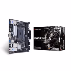 Biostar B450NH, AMD, Emplacement AM4, AMD Athlon, AMD Ryzen™ 3, AMD Ryzen™ 3 de 2e génération, AMD Ryzen™ 3 de 3e génération, ...