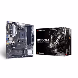 Biostar B550MX/E PRO, AMD, Emplacement AM4, AMD Ryzen™ 3, AMD Ryzen™ 5, AMD Ryzen™ 7, AMD Ryzen™ 9 de 3e génération, AMD Ryze ...