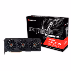 Biostar Radeon RX6900XT, Radeon RX 6900 XT, 16 Go, GDDR6, 256 bit, 16000 MHz, PCI Express 4.0