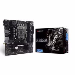 Biostar B760MX2-E D4, Intel, LGA 1700, Intel® Core™ i3, Intel® Core™ i5, Intel® Core™ i7, Intel® Core™ i9, DDR4-SDRAM, 64 Go, ...