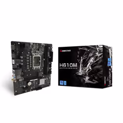 Biostar H610MT-E, Intel, LGA 1700, Intel® Celeron®, Intel Core i3 12th Gen, Intel Core i3 13th Gen, Intel Core i5 12th Gen, I ...