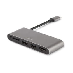 Moshi 99MO084213 station d'accueil USB 3.2 Gen 1 (3.1 Gen 1) Type-C Gris