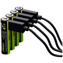 LoopEnergy usb-c® Batterie usb-c® Li-Ion 1700 mAh 1.5 v 4 pc(s) - Verico