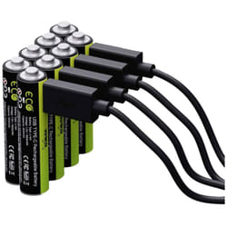 Batterie usb-c® Verico LoopEnergy usb-c Li-Ion 600 mAh 1.5 v 8 pc(s)