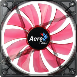 Aerocool Lightning Boitier PC Ventilateur 14 cm Noir, Rouge