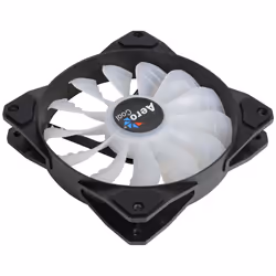 Aerocool P7-F12, Ventilateur, 12 cm, 1200 tr/min, 45,8 cfm, Noir, Blanc
