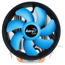 Aerocool VERKHO3PLUS système de refroidissement d’ordinateur Processeur Refroidisseur 12 cm Aluminium, Noir, Bleu