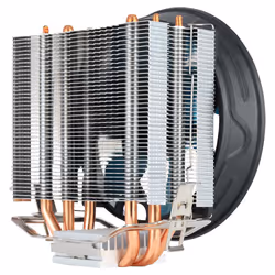 Aerocool VERKHO3PLUS système de refroidissement d’ordinateur Processeur Refroidisseur 12 cm Aluminium, Noir, Bleu