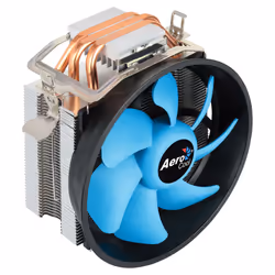 Aerocool VERKHO3PLUS système de refroidissement d’ordinateur Processeur Refroidisseur 12 cm Aluminium, Noir, Bleu