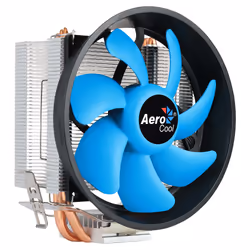 Aerocool VERKHO3PLUS système de refroidissement d'ordinateur Processeur Refroidisseur 12 cm Aluminium, Noir, Bleu - Vue supplémentaire 5