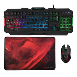 Mars Gaming MCP118PORTU clavier Souris incluse USB QWERTY Portuguais Noir