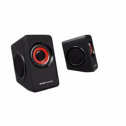 Mars Gaming MS1 haut-parleur Noir, Rouge Avec fil 10 W