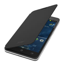 Acer Liquid Z520 Flip Case Black coque de protection pour téléphones portables Folio porte carte Noir
