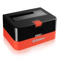 Enermax EB310SC Boîtier de disques de stockage Boîtier disque dur/SSD Noir, Rouge 2.5/3.5"
