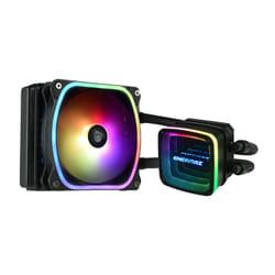 Enermax ELC-AQFA120-SQA système de refroidissement d’ordinateur Processeur Liquid cooling kit 12 cm Noir
