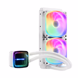 Enermax ELC-AQFA240-SQA-W système de refroidissement d’ordinateur Processeur Liquid cooling kit 12 cm Blanc 1 pièce(s)