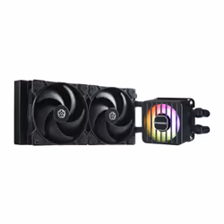 Enermax LIQMAXFLO SR, Kit de refroidissement du liquide, 12 cm, 500 tr/min, 1800 tr/min, 58,03 cfm, Noir