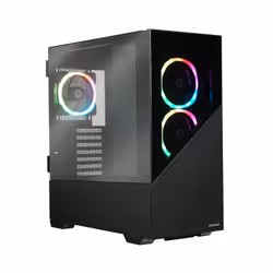 Enermax K8, Midi Tower, PC, Noir, ATX, micro ATX, Mini-ITX, SPCC, Verre trempé, Jouer