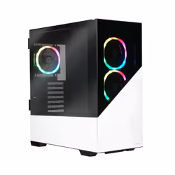 Enermax K8, Midi Tower, PC, Blanc, ATX, micro ATX, Mini-ITX, SPCC, Verre trempé, Jouer