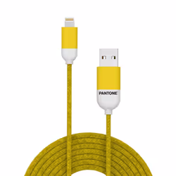 Celly PT-LCS001-5Y, Jaune, USB A, Lightning, 1,5 m, Mâle, Mâle
