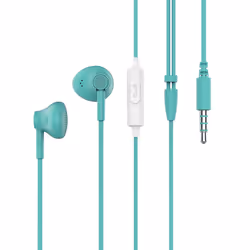 Celly PT-WDE001L, Avec fil, Appels/Musique, 20 - 24000 Hz, 10 g, Écouteurs, Cyan