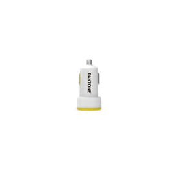 Celly PT-DC1USBY chargeur d'appareils mobiles Universel Blanc, Jaune Allume-cigare Auto