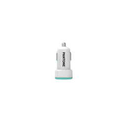 Celly PT-DC1USBL chargeur d'appareils mobiles Universel Cyan, Blanc Allume-cigare Auto