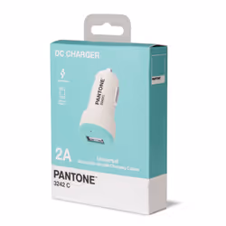 Celly PT-DC1USBL chargeur d'appareils mobiles Universel Cyan, Blanc Allume-cigare Auto