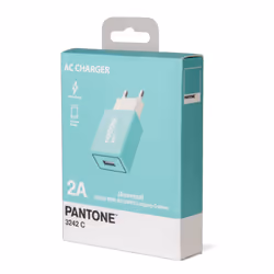 Celly PT-AC1USBL chargeur d'appareils mobiles Universel Cyan Secteur Intérieure